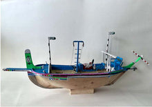 Load image into Gallery viewer, Boat made by the fisherfolk community of the Indus Delta in Rehri Goth, Karachi