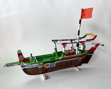 Load image into Gallery viewer, Boat made by the fisherfolk community of the Indus Delta in Rehri Goth, Karachi