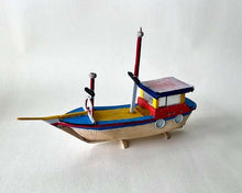 Load image into Gallery viewer, Boat made by the fisherfolk community of the Indus Delta in Rehri Goth, Karachi