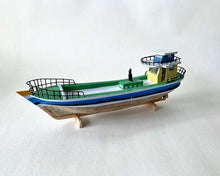 Load image into Gallery viewer, Boat made by the fisherfolk community of the Indus Delta in Rehri Goth, Karachi